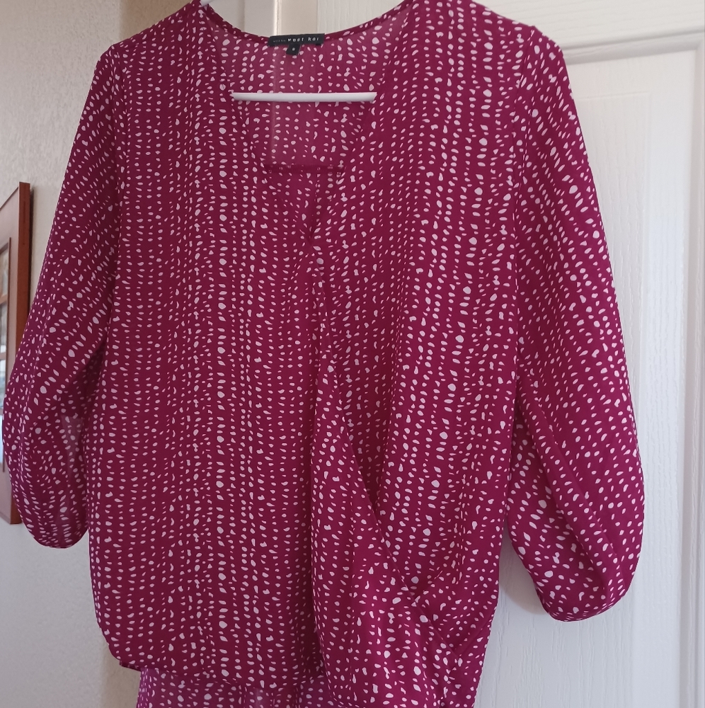 West Kei Fushia Blouse